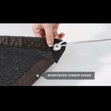 Royaleva Utomhus Nät Patiotält Solskydd Segel 85-90% UV-Skydd Carvallo