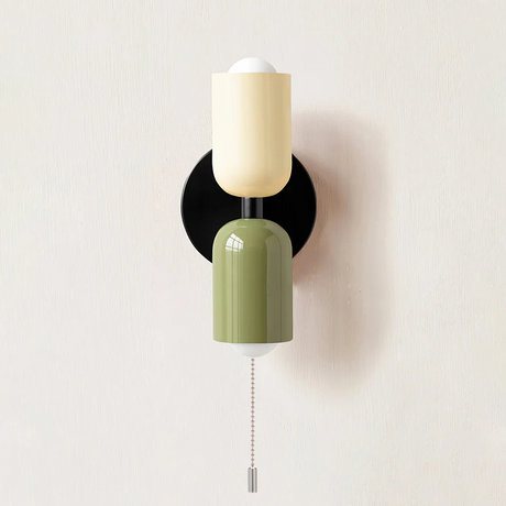 Vägglampa Modern Dubbel Glas Sconce Armatur Carvallo