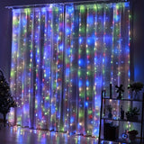 Fairy Curtain Lights USB Fjärrkontroll Varm Vit Carvallo