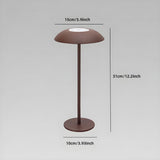 AmberHalo Lampa - Retro USB-laddad LED Touch Skrivbordslampa Carvallo