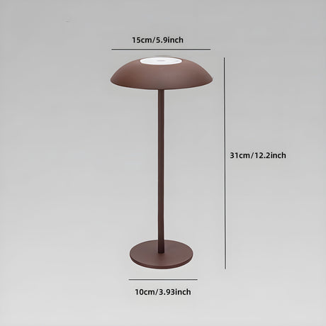 AmberHalo Lampa - Retro USB-laddad LED Touch Skrivbordslampa Carvallo
