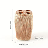 Träådrad stil Keramisk Badrumset – Lyxiga Tillbehör för en Naturlig Touch i Ditt Badrum Carvallo