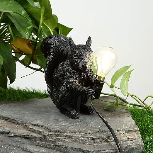 SquirrelGlow LED Bordsdesk | Söt Design & Varm Ljus för Barn/Rum Carvallo