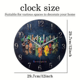 SpiceTime - Lyxig Väggklocka med Kryddmönster Carvallo