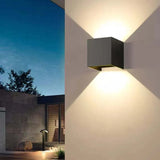 Vägglampa Modern Svart Aluminium LED Lampa Carvallo