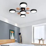 Samtida Semi-Flush LED Taklampa Carvallo