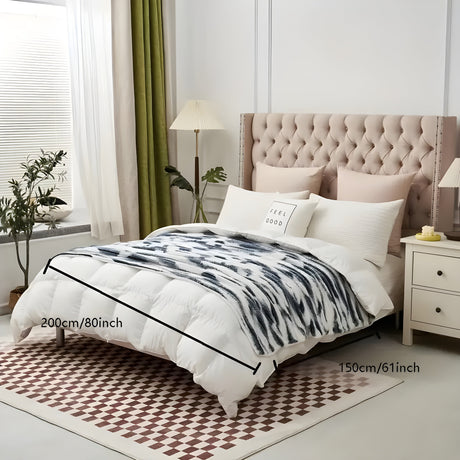 FauxFur Täcke - Mjuk Pläd-Sherpa-Fleece Täcke Carvallo