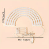 RainbowLight - Regnbåge Neonlampa med Batteri/USB-strömförsörjning Carvallo