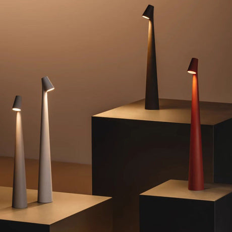Nordisk minimalistisk design stämningslampa | Trådlös | LED | Läslampa | Middagslampa MILA Sverige