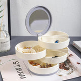 Vridbar Smyckesförvaringsbox (4 Lager) Carvallo