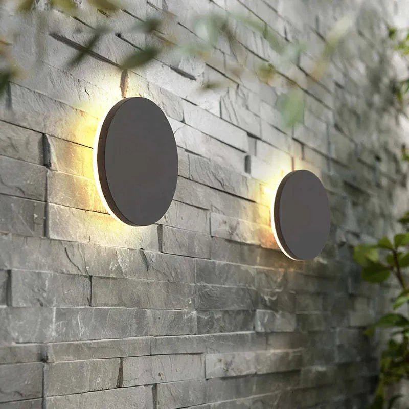 Vägglampa Modern Svart Utomhus LED Lampa Carvallo