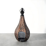 MoroccanGlow Ljuslykta - Vintage Metall Ljusställningslykta Carvallo