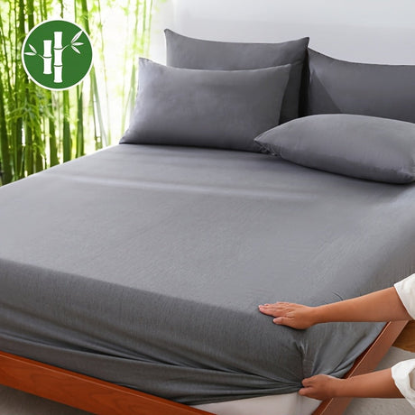 Sommar Cool Bamboo Fiber Fitted Sheet – Lyxig Andas Komfort Carvallo