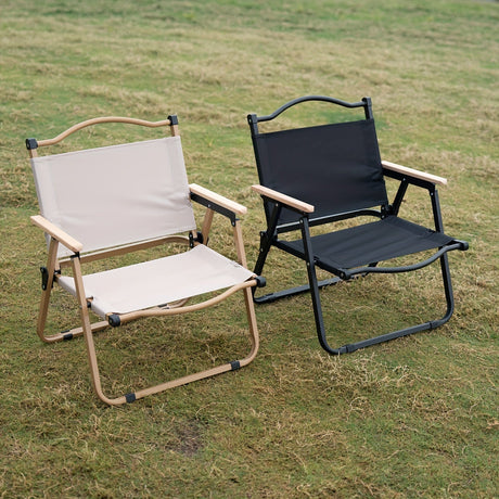 Carvallo RelaxaFold | Justerbart ryggstöd | Fällbar & Lätt | Aluminiumram & Oxford-säte Carvallo