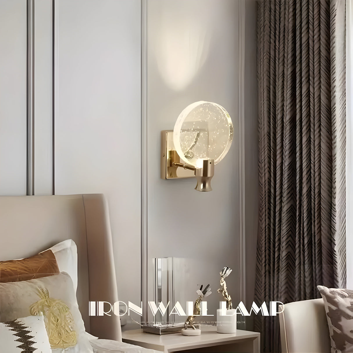 AuroraCrystal Light – Elegant Väggmonterad Kristallbelysning Carvallo