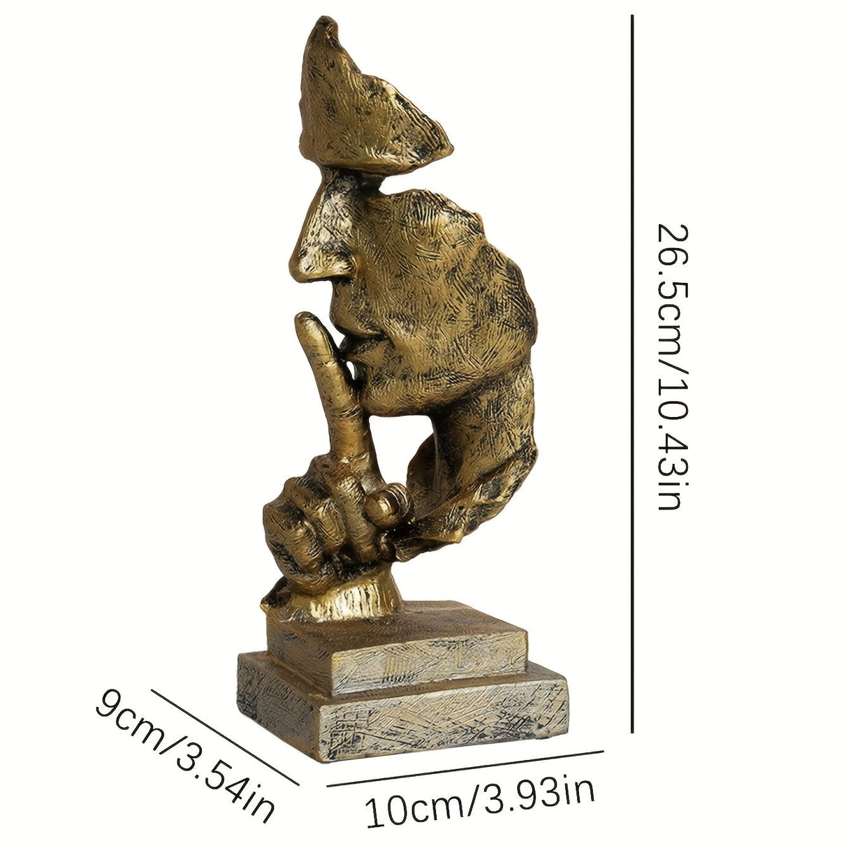 Silence Symphony Skulptur - För en Tidslös och Djup Inredningsestetik Carvallo