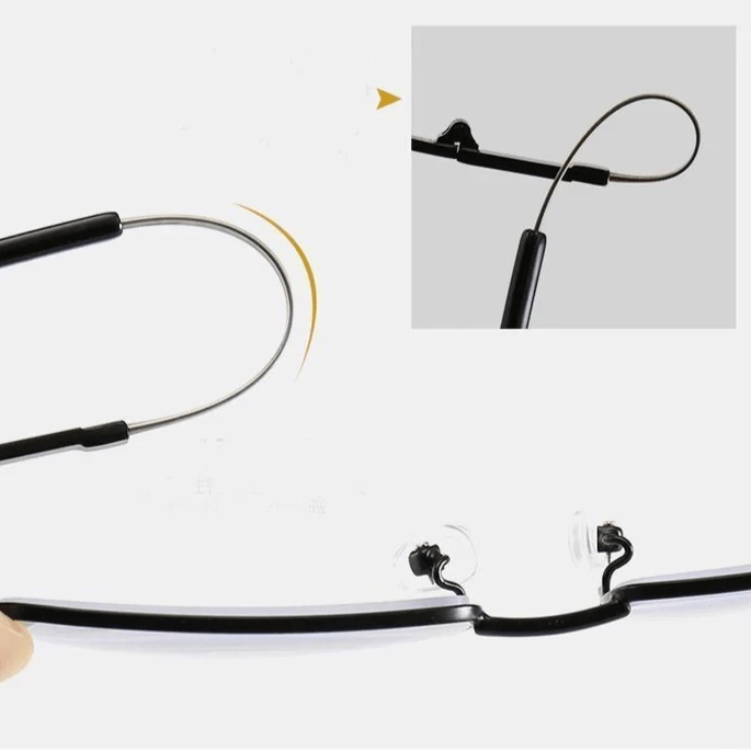 Titanläsglasögon med dubbel fokus – Sömlös seende på nära håll och avstånd MILA Sverige