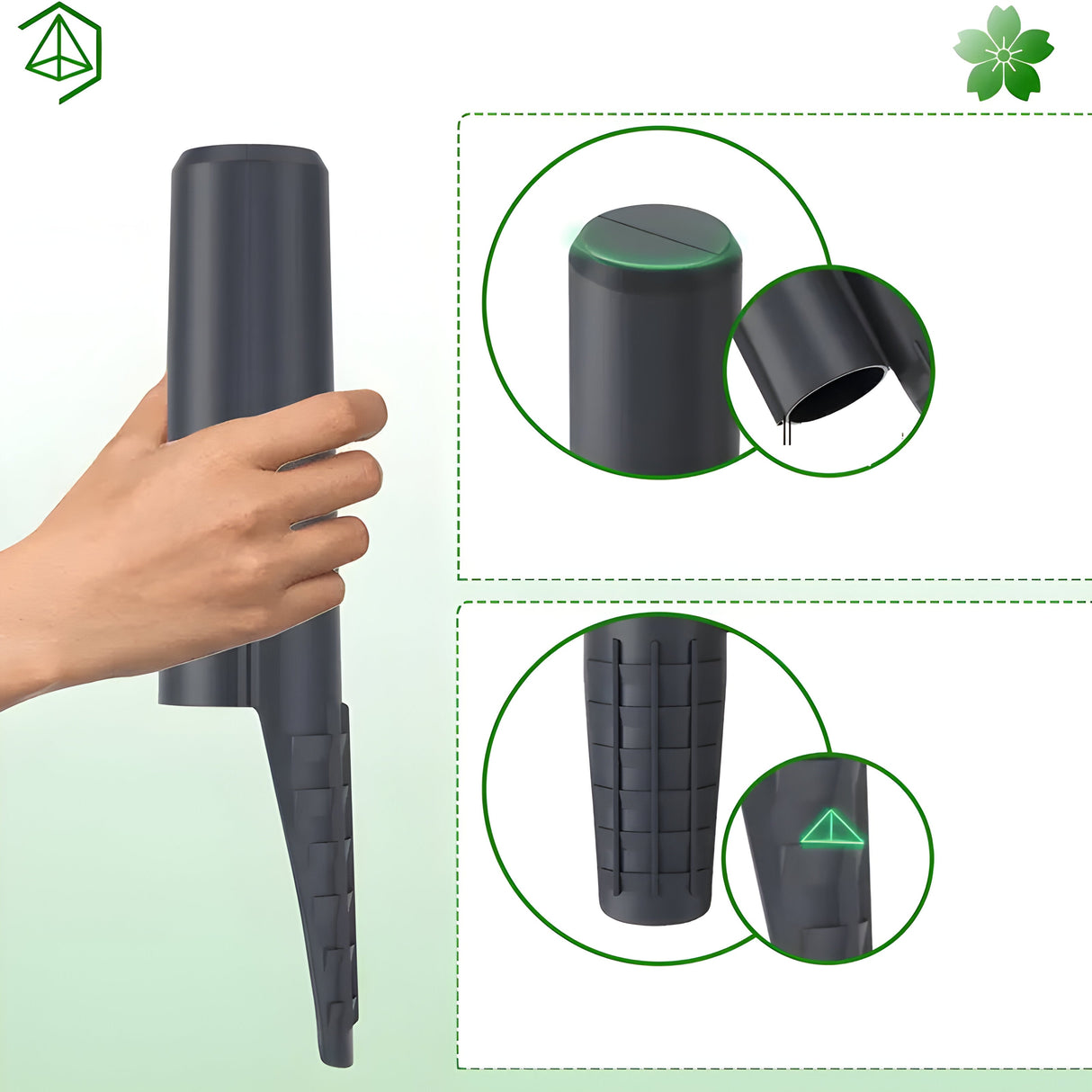 GardenEdge Pro - Dekorativ Gräskant Blomrabatt Trädgård Carvallo