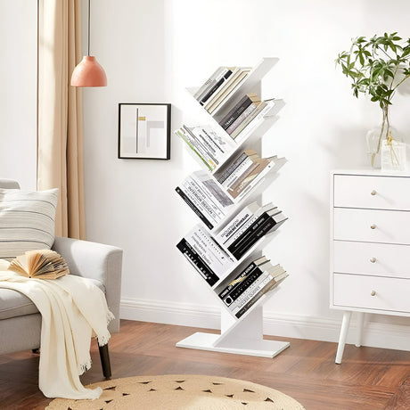TreeStack Regal – 8-tiers trähylla Carvallo