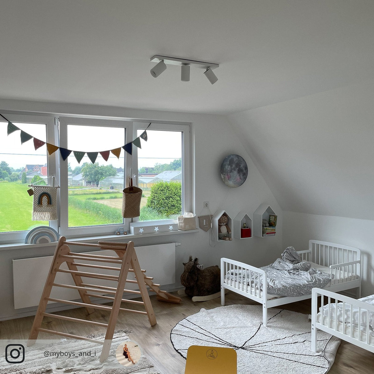 Takspotlights Vita Aluminium Justerbar Lampa Carvallo