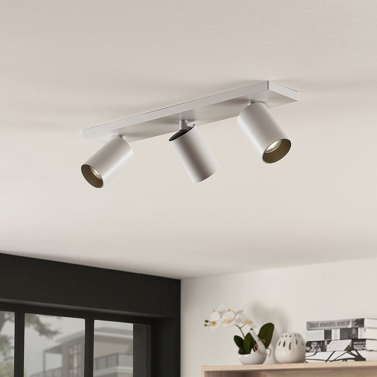 Taklampa Vit Aluminium Justerbar Spotlampa Carvallo