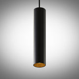 Pendellampa Modern svart aluminium cylinderlampa Carvallo
