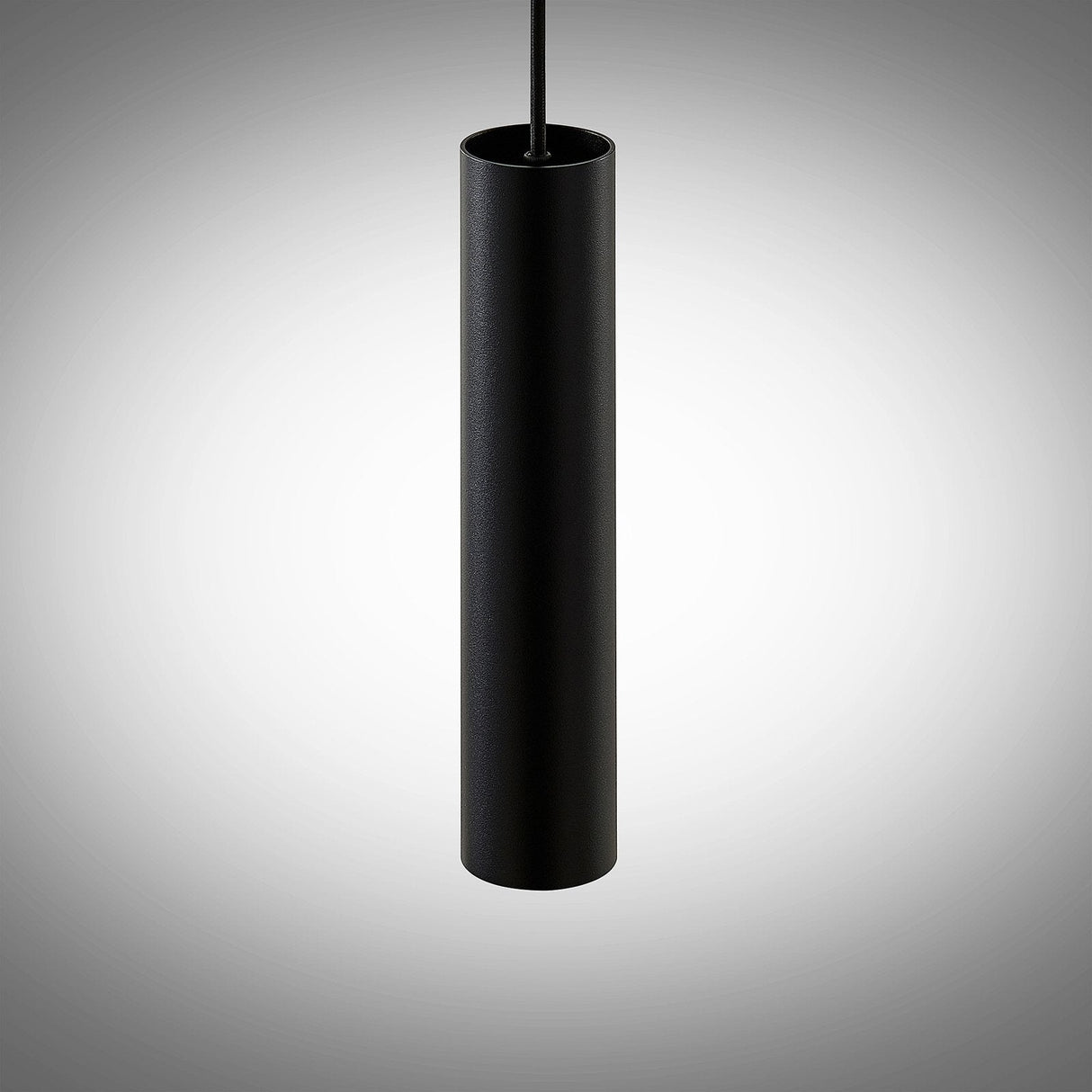 Pendellampa Modern svart aluminium cylinderlampa Carvallo
