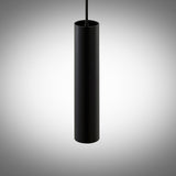 Pendellampa Modern svart aluminium cylinderlampa Carvallo