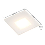 Vägglampa Modern Vit Aluminium LED Panel Carvallo