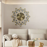 Modern Tyst Metall Väggklocka Carvallo