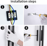 LED Vägglampa Akryl Metall Väggsconslampa Belysningsarmatur Carvallo