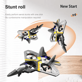 RC Stridsflygplan i Tåligt EPP Skum med LED-ljus | Fjärrstyrt Flygplan 2.4GHz för Nybörjare & Barn – Modellflyg med 360° Loop & Lång Flygtid-Radiostyrt-BB-Hemnix