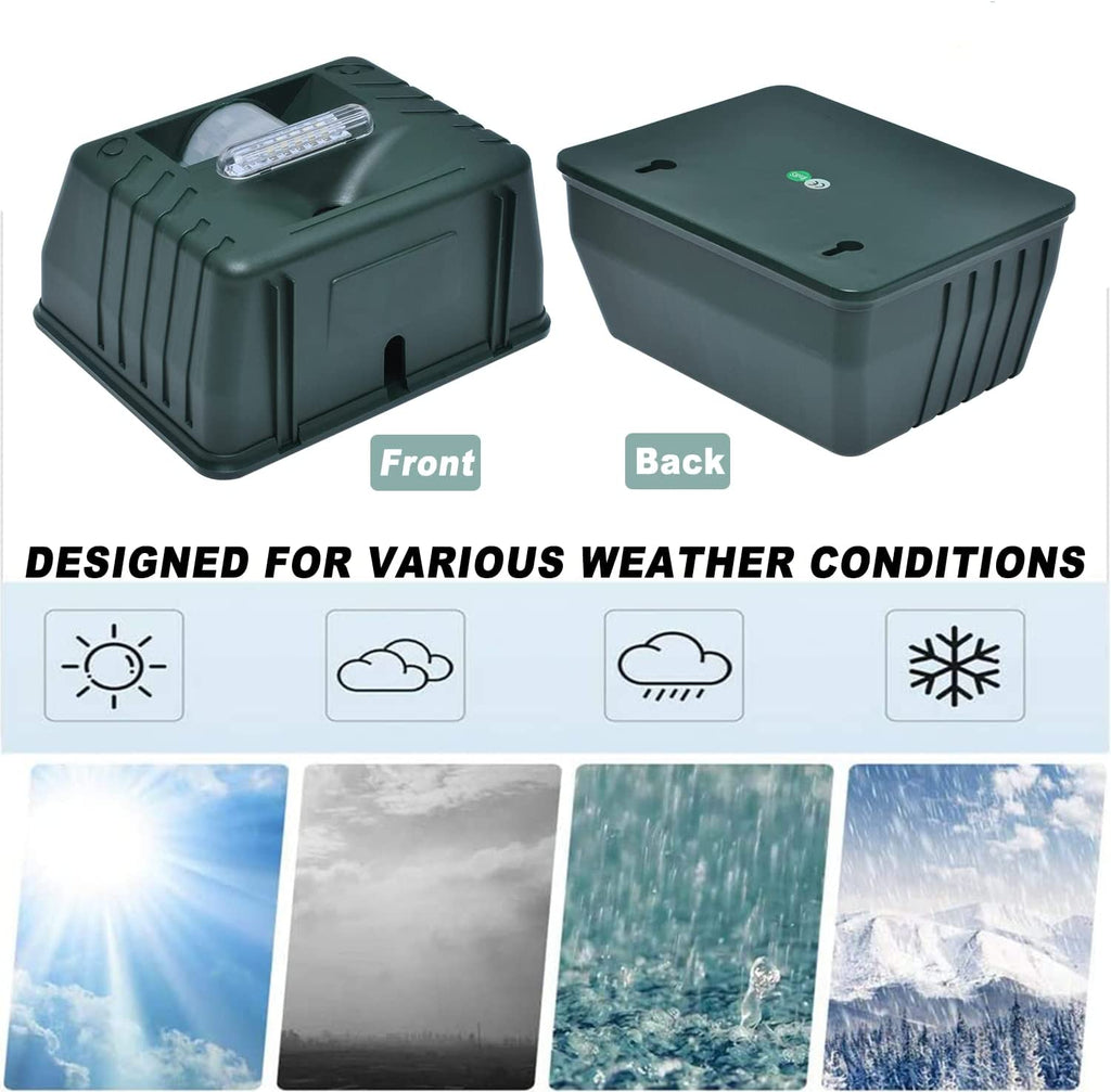 Royaleva Woodpecker Ultrasonic Repeller för effektiv fågelkontroll - Bli av med hackspettar Carvallo