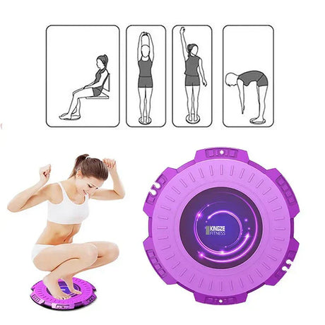 Kompakt och effektivt balansbräda för midjan Carvallo