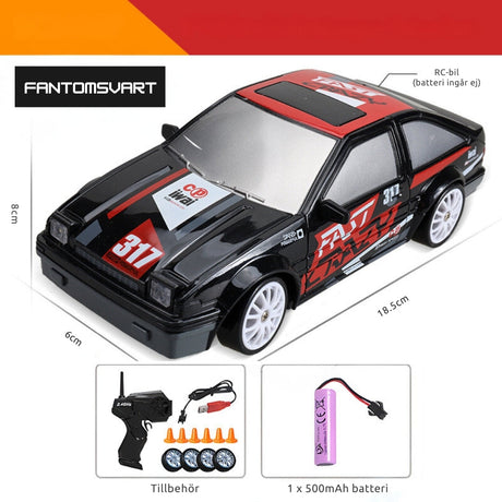 Turbo™ Driftande RC-bil-Hemnix-Fantomsvart-Hemnix