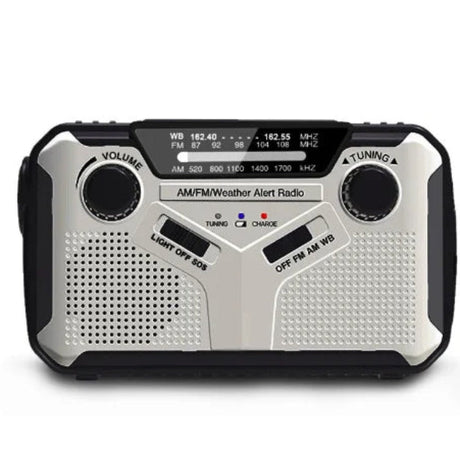 PrepMate - Bärbar nödradio och powerbank för överlevnad och friluftsliv Carvallo