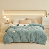 Maple Leaf Mönster Deluxe Filt Carvallo