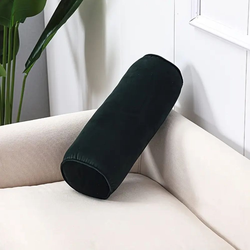 Plush Velvet Bolster Kudde Carvallo