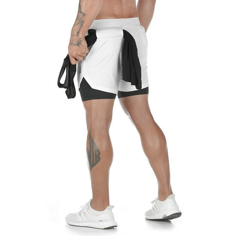 Träningsshorts med Innerbyxa för män-Personligt-BB-9-S-Hemnix