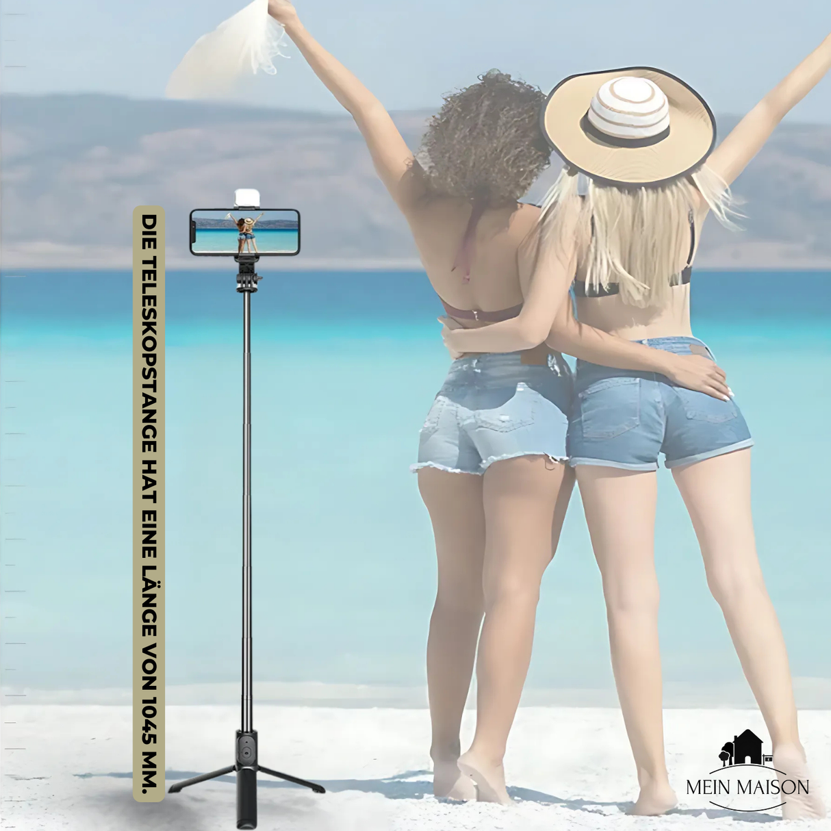 Carvallo – Din 6-i-1 Bluetooth-selfiestick för perfekta bilder Carvallo