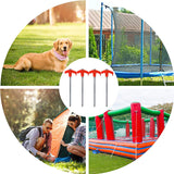 Carvallo - Galvaniserad stål pop up tältpluggar pluggar Carvallo