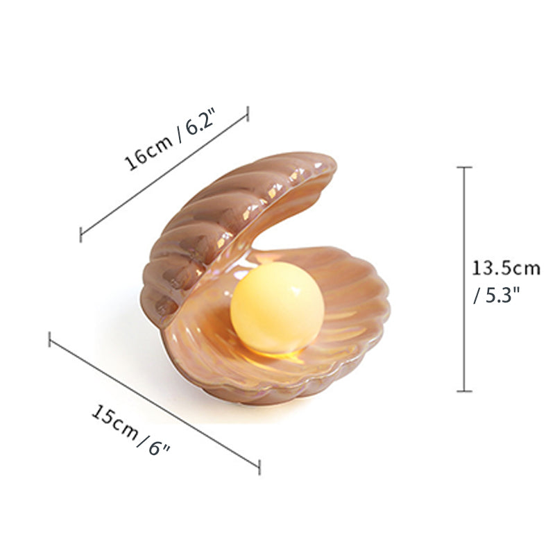 Elegant keramisk pärla LED nattlampa – Soft Glow Ambient Lampa MILA Sverige