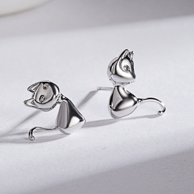 Katt örhängen-Jewelry for women-Hemnix-Uppsättning H-Hemnix