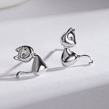 Katt örhängen-Jewelry for women-Hemnix-Uppsättning H-Hemnix