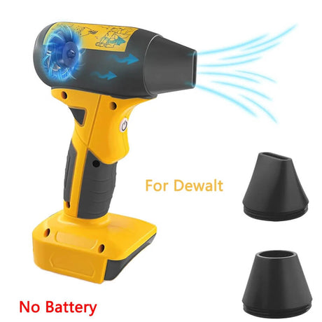 VoltBreeze - Bärbar Jetfläkt med 4 Justerbara Hastigheter för Effektivt Luftflöde-Lövblås Verktyg Maskin-BB-Dewalt (batteri ingår ej)-Hemnix