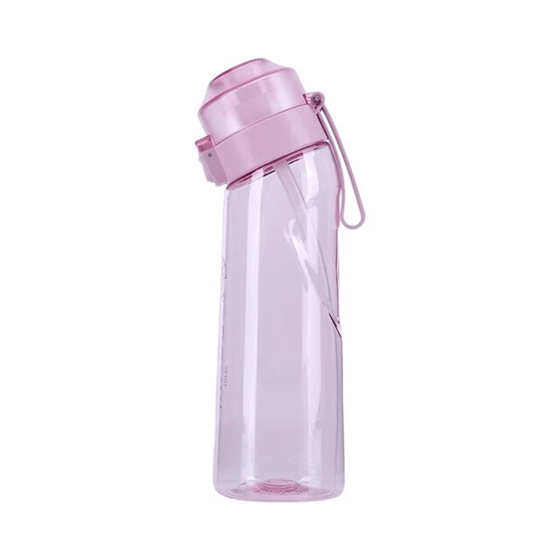 Air Vattenflaska med Doftringar 7 Kapslar 650ml-Personligt-BB-Endast vattenflaska-Rosa-Hemnix