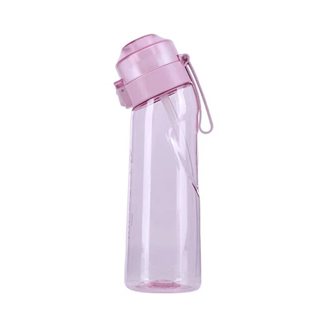 Air Vattenflaska med Doftringar 7 Kapslar 650ml-Personligt-BB-Endast vattenflaska-Rosa-Hemnix