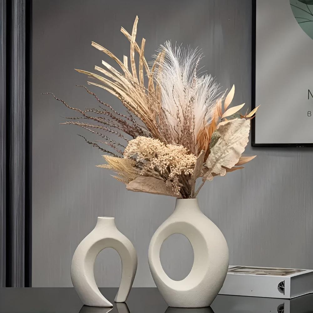 Unity Vase Duo | Modern Abstrakt Keramik Carvallo