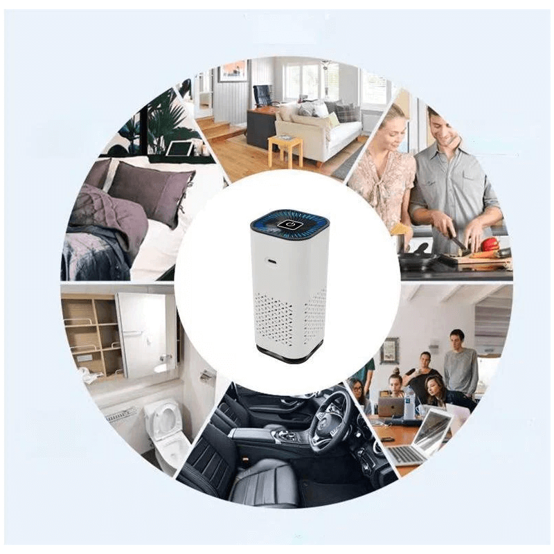 Bärbar Jonisk Luftrenare med HEPA-filter-Kök-BB-Hemnix