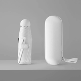 Kompakt Hopfällbart Paraply-Personligt-BB-Vit-Hemnix